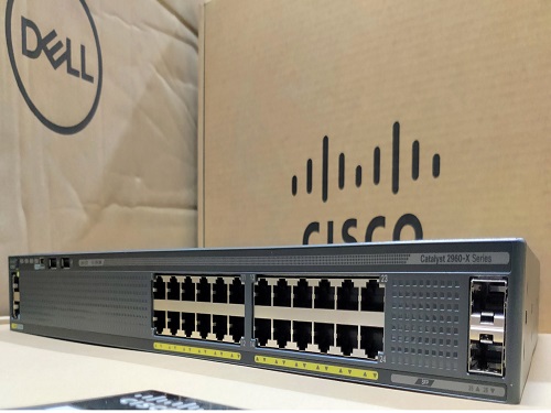 Thiết bị chuyển mạch Switch Cisco WS-C2960X-24TS-LL cũ chính hãng